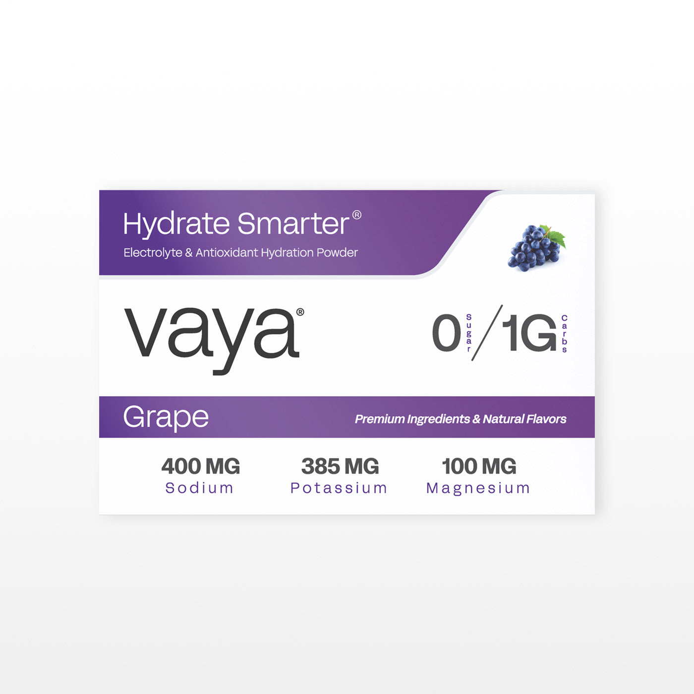 30 Pack | Sugar Free Grape Electrolyte Powder