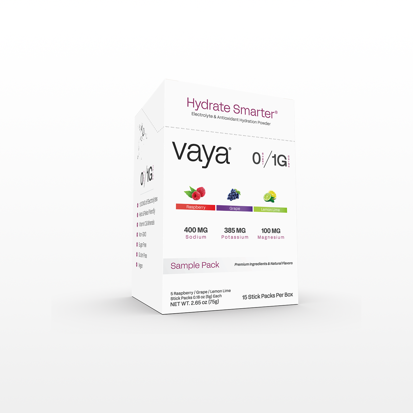 15 Pack | Sugar Free Electrolyte Powder | Sample Pack