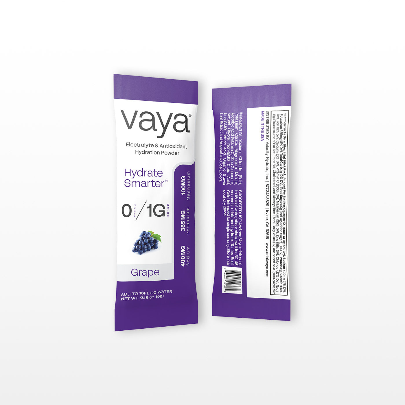 30 Pack | Sugar Free Grape Electrolyte Powder